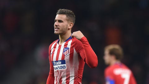 Lucas Hern&aacute;ndez, durante el partido contra el Dortmund