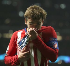 Antoine Griezmann, atacante del Atlético de Madrid. Antoine Griezmann, atacante del Atlético de Madrid.