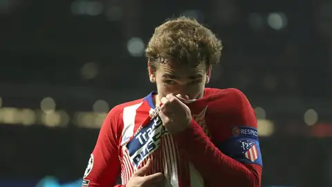 Antoine Griezmann, atacante del Atlético de Madrid. Antoine Griezmann, atacante del Atlético de Madrid.