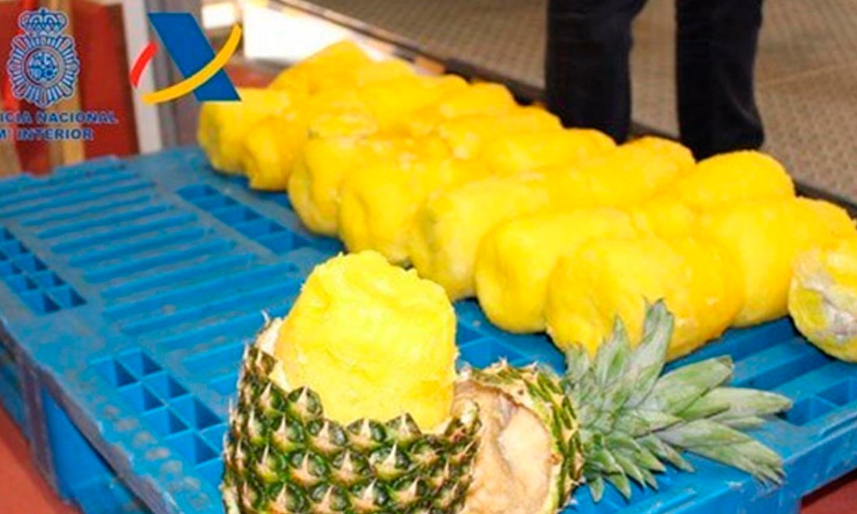 Detienen en Costa Rica a dos sospechosos de enviar a Europa cocaína oculta en piñas Detienen en Costa Rica a dos sospechosos de enviar a Europa cocaína oculta en piñas