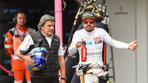 Fernando Alonso, durante el GP de M&eacute;xico
