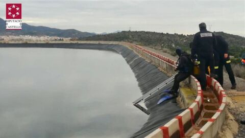 'La Sequiota', la balsa de La Vall d'Uix&oacute; donde ha fallecido el hombre.