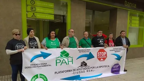La PAH de C.Real considera insuficientes las medidas del Gobierno La PAH de C.Real considera insuficientes las medidas del Gobierno