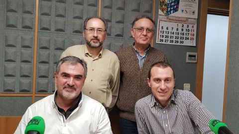 Luis Miguel Alonso, I&ntilde;igo Laborer&iacute;a, V&iacute;ctor Iriarte, Javier Saralegui