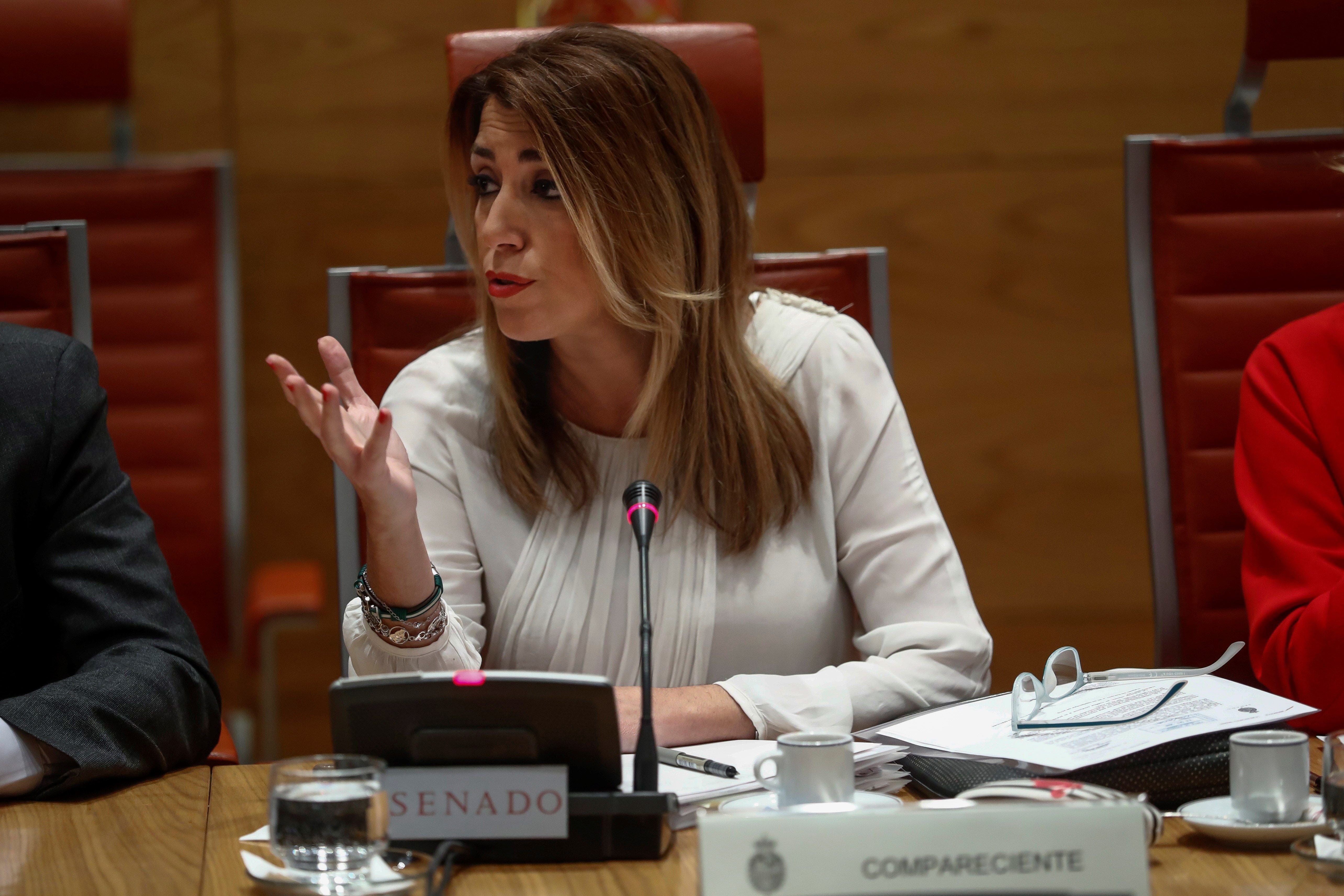 Susana Díaz: "Feijóo está pasado de revoluciones" Susana Díaz: "Feijóo está pasado de revoluciones"
