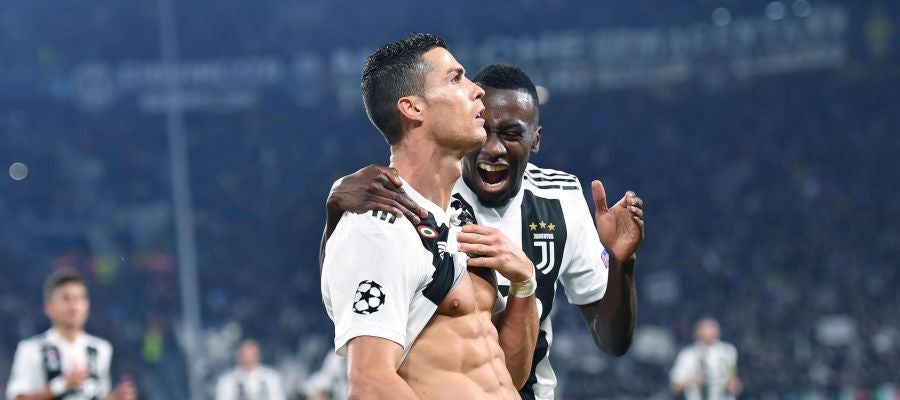 Cristiano Ronaldo celebra su gol ante el United Cristiano Ronaldo celebra su gol ante el United