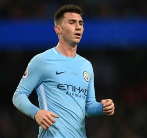El central del City, Aymeric Laporte. El central del City, Aymeric Laporte.