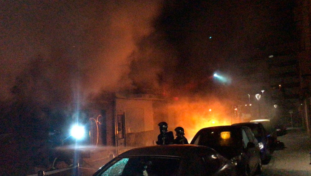 Incendio en Torrejón de Ardoz