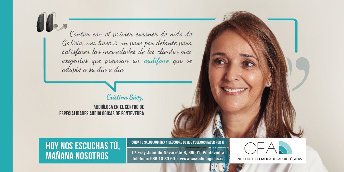 Cristina Sáez, audióloga de CEA en Pontevedra en la Onda Cristina Sáez, audióloga de CEA en Pontevedra en la Onda