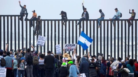 Los inmigrantes que viajan hasta Estados Unidos. 