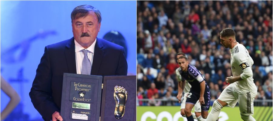 Antonín Panenka y Sergio Ramos Antonín Panenka y Sergio Ramos