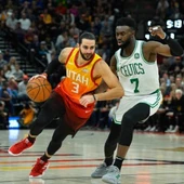 Ricky Rubio, en acción ante los Celtics Ricky Rubio, en acción ante los Celtics