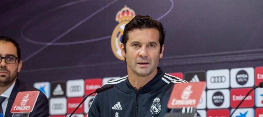 Santiago Solari, en rueda de prensa Santiago Solari, en rueda de prensa