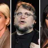 Lady Gaga, Guillermo del Toro y Kim Kardashian
