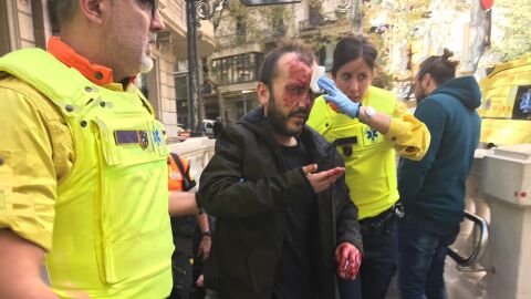 V&iacute;ctima de un ataque en el Metro de Barcelona por llevar una bandera de Espa&ntilde;a