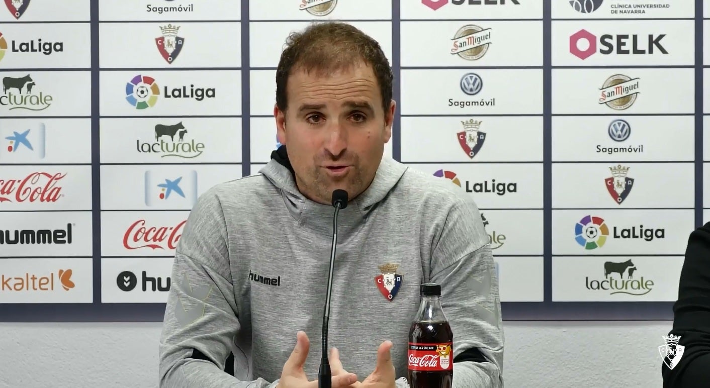 Jagoba Arrasate: "El Valencia es un equipo que va a ir a más" Jagoba Arrasate: "El Valencia es un equipo que va a ir a más"