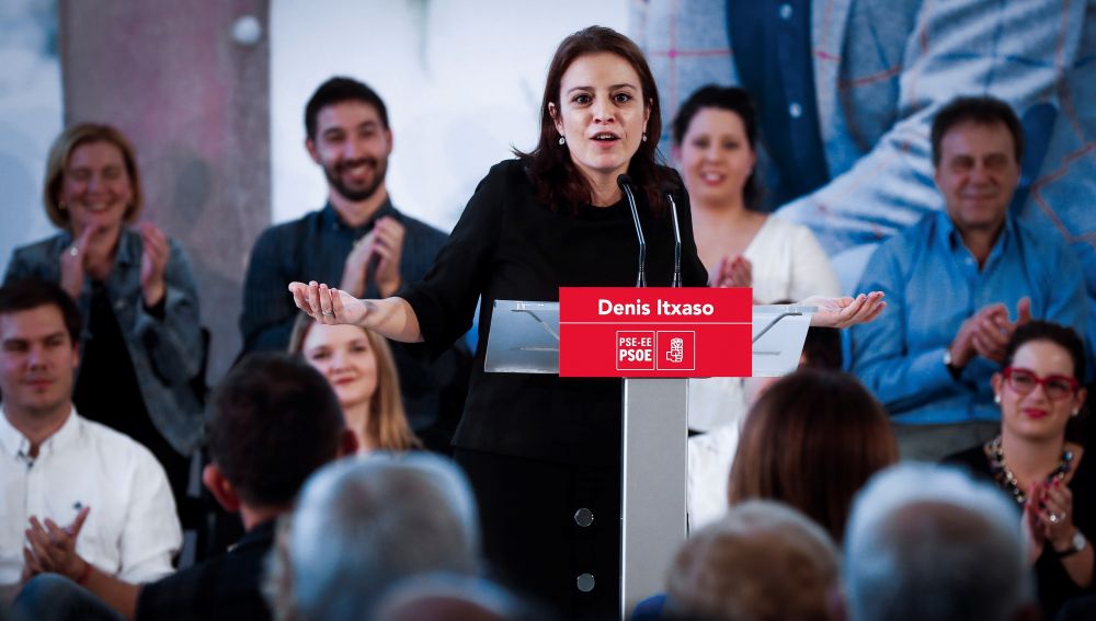 La vicesecretaria general del PSOE y portavoz en el Congreso, Adriana Lastra.