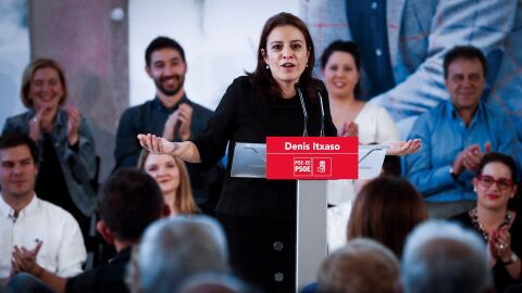 La vicesecretaria general del PSOE y portavoz en el Congreso, Adriana Lastra.