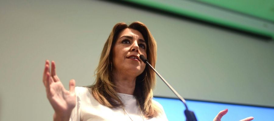 La secretaria general del PSOE de Andalucía, presidenta de la Junta y candidata a la reelección, Susana Díaz