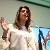 La secretaria general del PSOE de Andalucía, presidenta de la Junta y candidata a la reelección, Susana Díaz