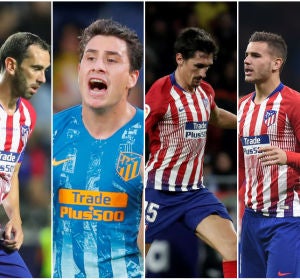 Los centrales del Atlético Los centrales del Atlético