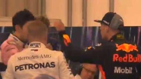 Verstappen empuja a Ocon