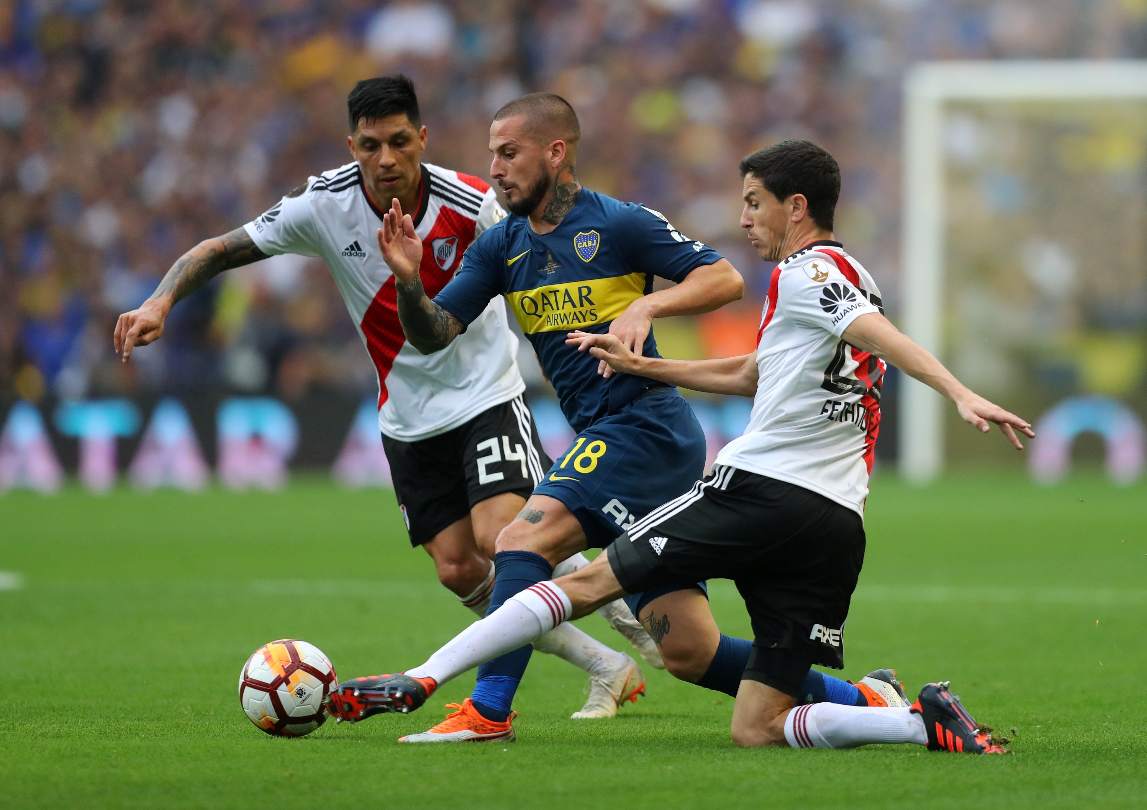 Boca y River firman las tablas en la primera final y la Libertadores se decidirá en La Monumental Boca y River firman las tablas en la primera final y la Libertadores se decidirá en La Monumental