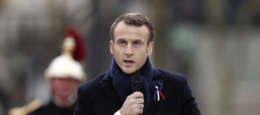 Emmanuel Macron en el centenario del Armisticio Emmanuel Macron en el centenario del Armisticio