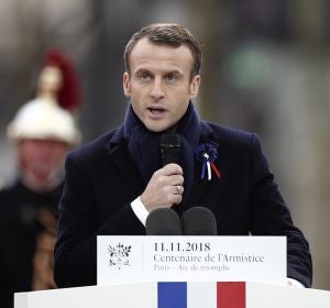 Emmanuel Macron en el centenario del Armisticio Emmanuel Macron en el centenario del Armisticio