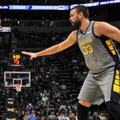 Marc Gasol, en acción ante los Sixers Marc Gasol, en acción ante los Sixers