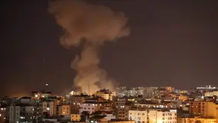 Bombardeos sobre Gaza