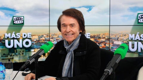 Raphael en los estudios de Onda Cero