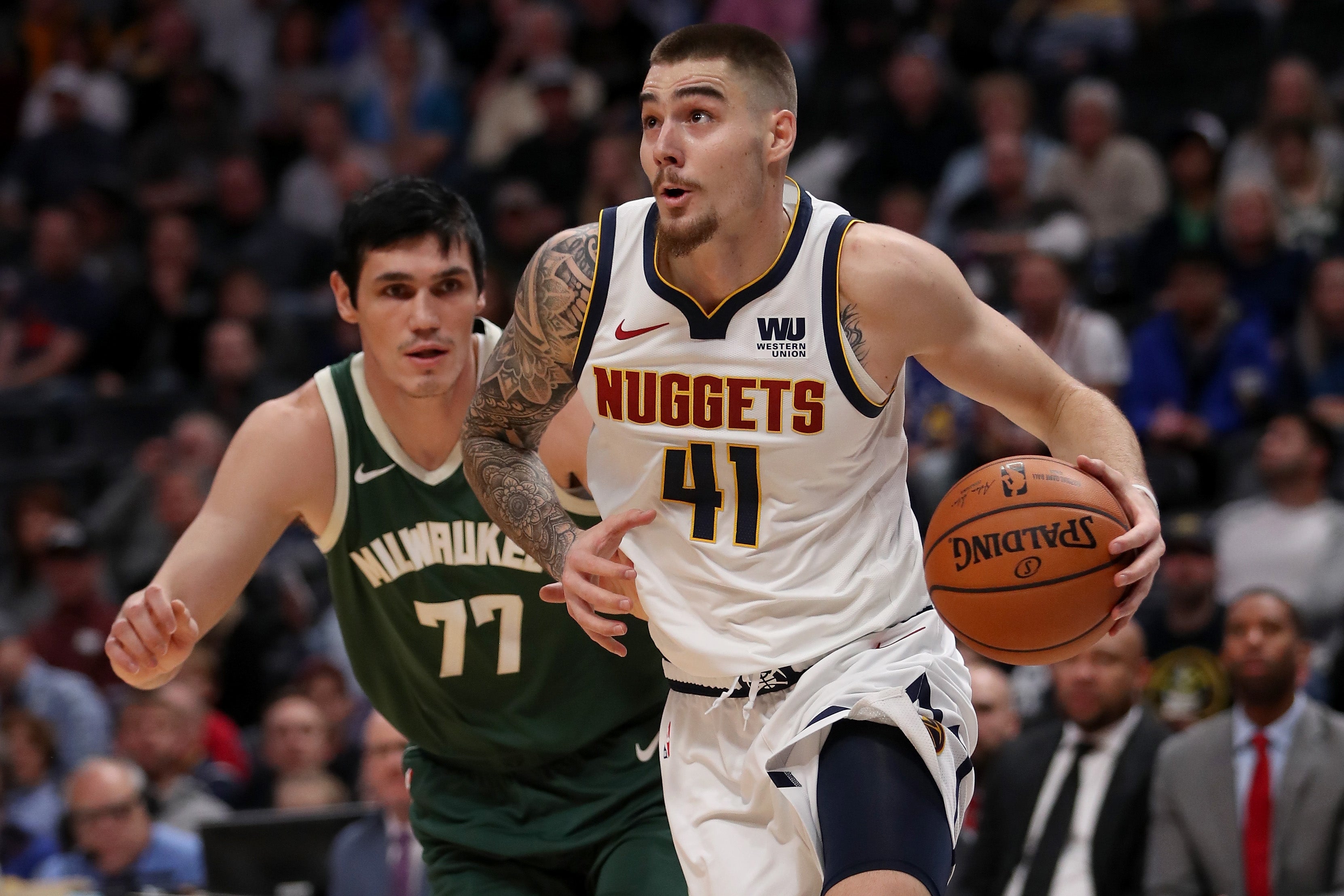 Juancho Hernangómez gana peso en la rotación de los Nuggets en la derrota ante los Bucks de Antetokounmpo Juancho Hernangómez gana peso en la rotación de los Nuggets en la derrota ante los Bucks de Antetokounmpo