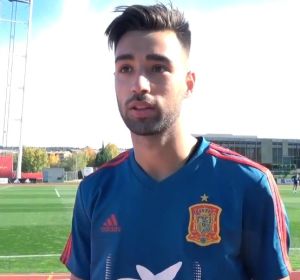 Brais Méndez con la Selección española de fútbol Brais Méndez con la Selección española de fútbol