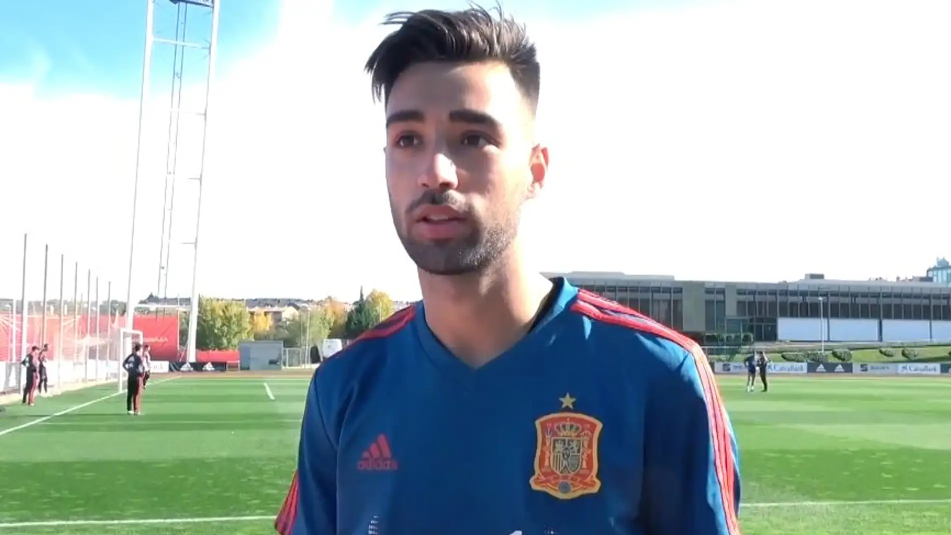 Brais Méndez con la Selección española de fútbol