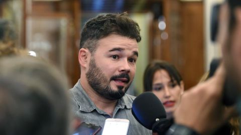 El portavoz de ERC en el Congreso, Gabriel Rufi&aacute;n