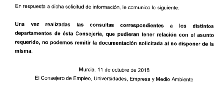 El consejero Celdrán no encuentra el estudio que el gobierno encargó a la UMU y al Colegio de Economistas a favor del AVE El consejero Celdrán no encuentra el estudio que el gobierno encargó a la UMU y al Colegio de Economistas a favor del AVE