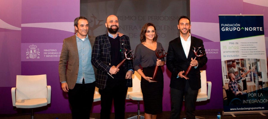 Javier Cancho, David Del Cura, Mónica Carrillo e Isaac Asenjo Javier Cancho, David Del Cura, Mónica Carrillo e Isaac Asenjo
