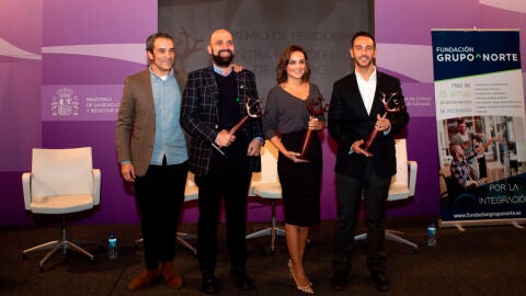 Javier Cancho, David Del Cura, M&oacute;nica Carrillo e Isaac Asenjo 