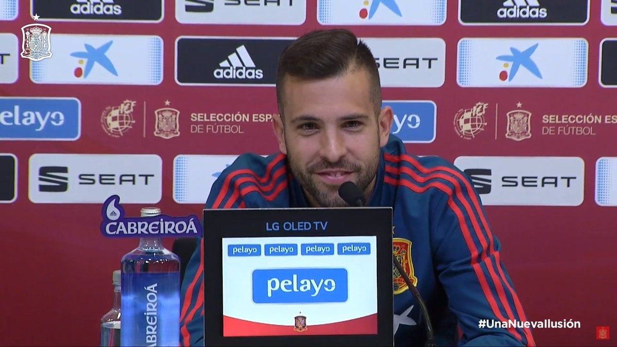 Jordi Alba: "Mi deseo es quedarme en el Barcelona por muchos años" Jordi Alba: "Mi deseo es quedarme en el Barcelona por muchos años"