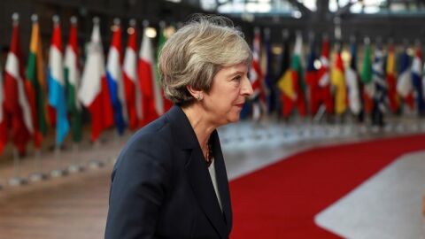 La primera ministra brit&aacute;nica, Theresa May