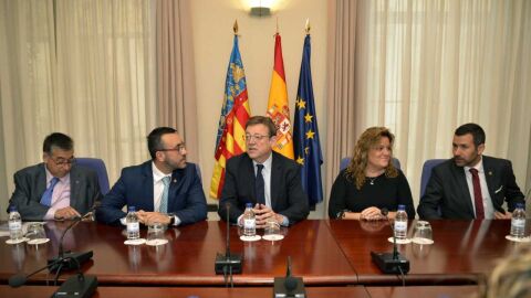 El president de la Generalitat Ximo Puig, inaugura la cita en el centre de Congressos, Fires i Troabdes de Vila-real. 