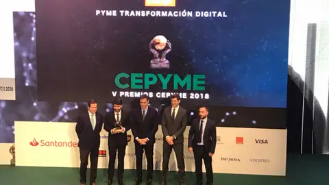 La empresa Zeus Smart Visual Data, Premio CEPYME 2018 «Transformación Digital» .