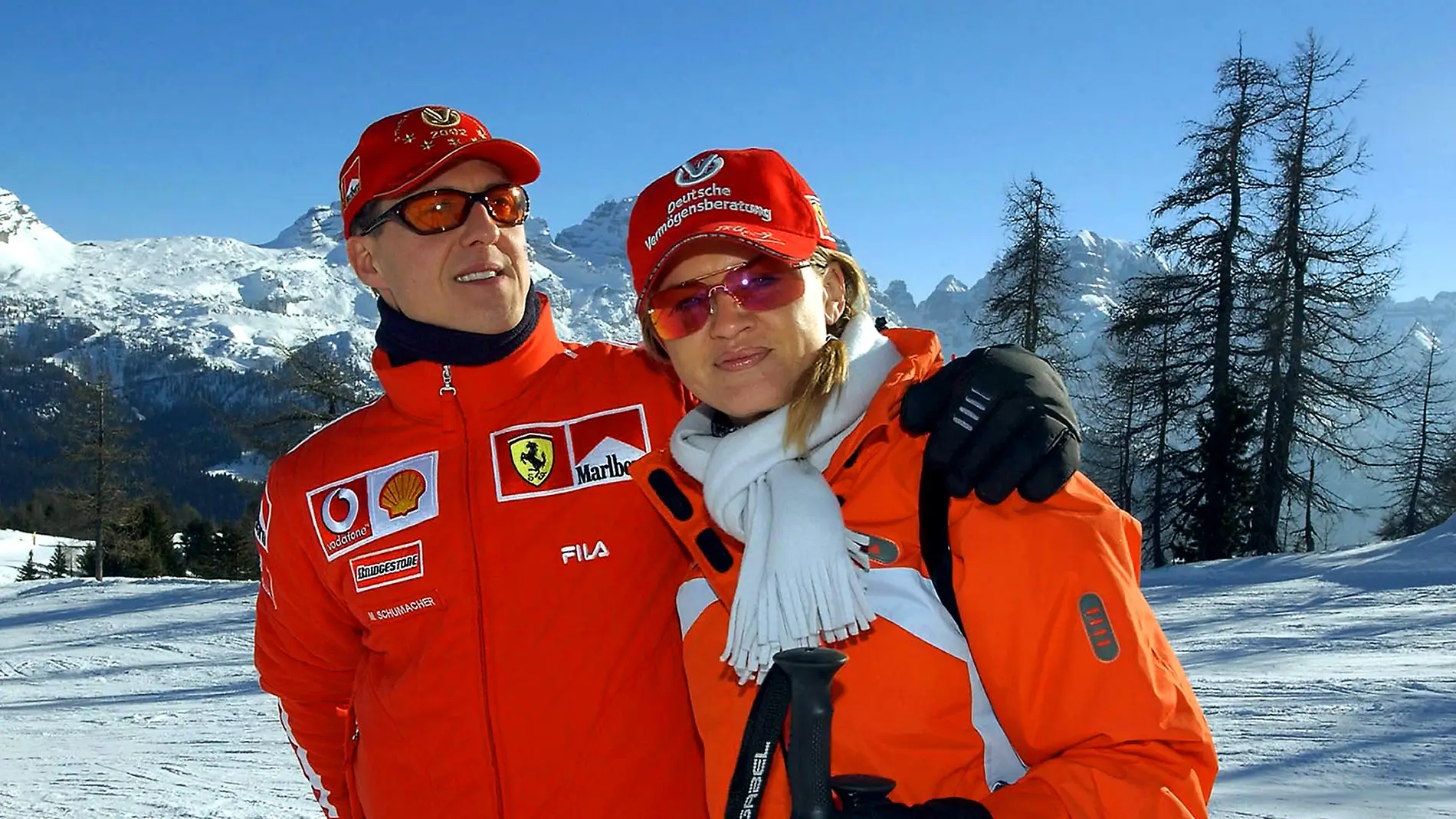 Michael Schumacher, junto a su mujer Corinna