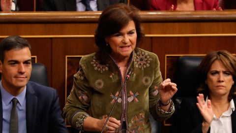 Carmen Calvo en el Congreso
