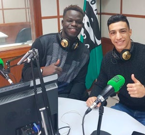 Babacar Seck y Samy Ennkhaili Babacar Seck y Samy Ennkhaili