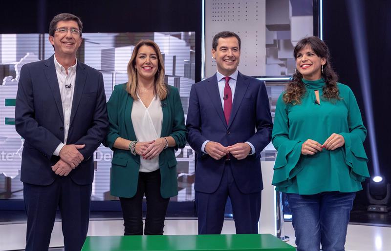 Crear empleo y bajar los impuestos, las medidas de un previsible debate de los candidatos de Andalucía Crear empleo y bajar los impuestos, las medidas de un previsible debate de los candidatos de Andalucía