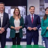 Debate entre PP, PSOE, C's y Adelante Andalucía. 