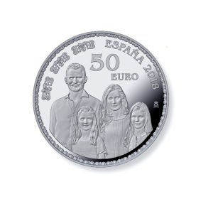 Monedas de la Familia Real con motivo del 50 aniversario del Rey Monedas de la Familia Real con motivo del 50 aniversario del Rey