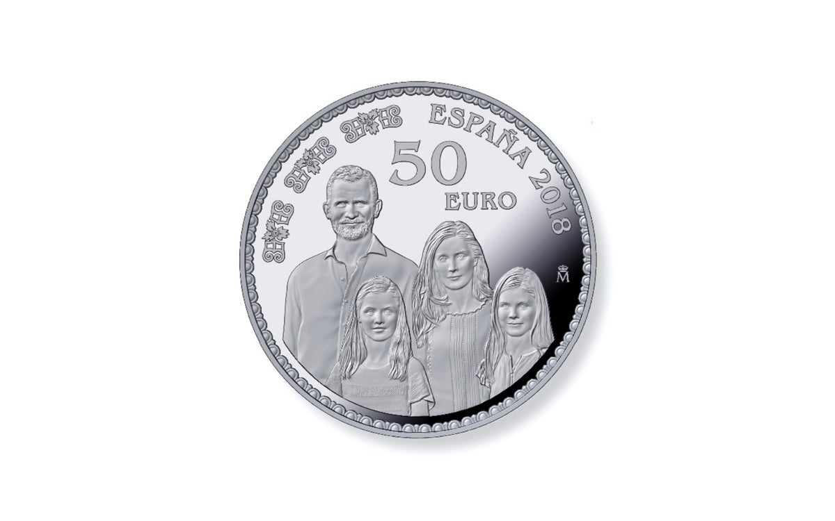 Lanzan una colección de monedas por el 50 aniversario del Rey Felipe VI Lanzan una colección de monedas por el 50 aniversario del Rey Felipe VI